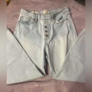 Vintage Straight Ripped Jeans